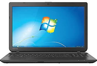 Black Toshiba Satellite Laptop